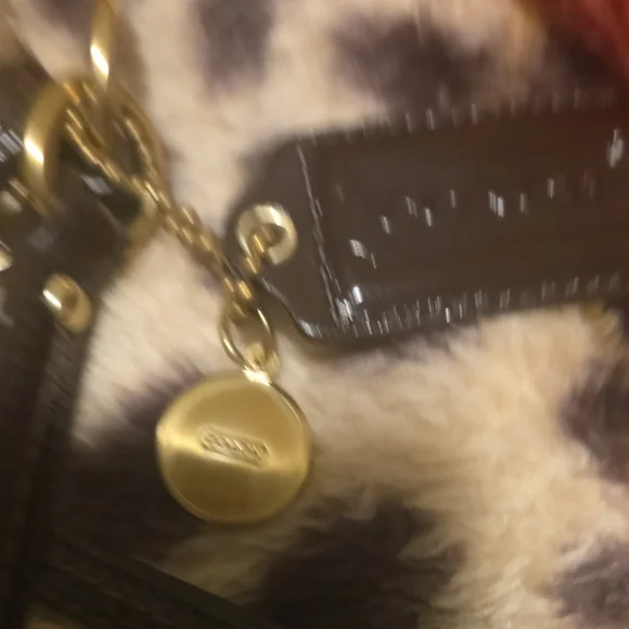 Coach Tan and Brown Patterned Shoulder Bag - Picture 7 of 8